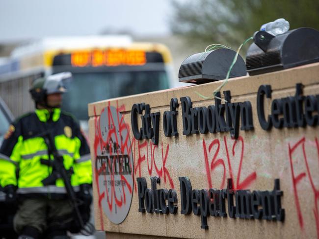 US police fatally shot a young Black man, sparking protests not far from where a former police officer was on trial for the murder of George Floyd. Picture: AFP