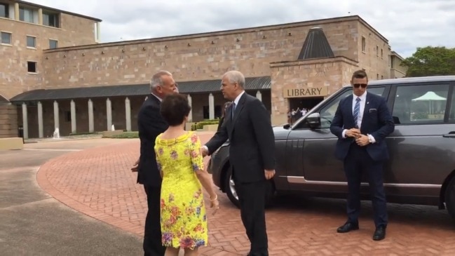 Prince Andrew visits Bond University