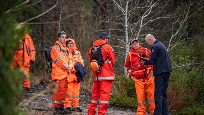 SES members assisted in the search. Picture: Jason Edwards