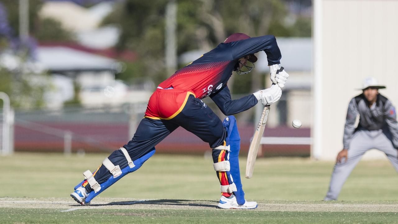 Ben Brocherie bats for Metropolitan-Easts. Picture: Kevin Farmer