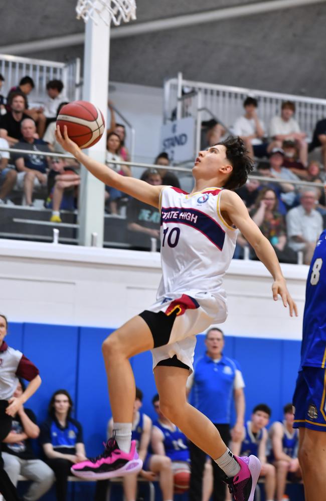 Nudgee V BSHS. Basketball. Saturday September 7, 2024. Picture, John Gass