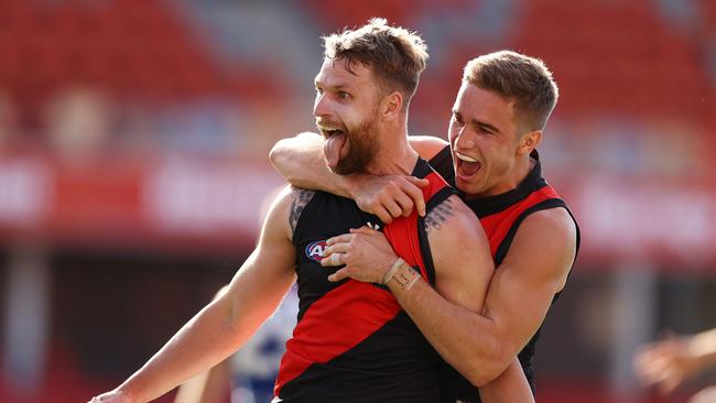 Jake Stringer will remain at the Bombers until the end of 2024. Picture: Michael Klein