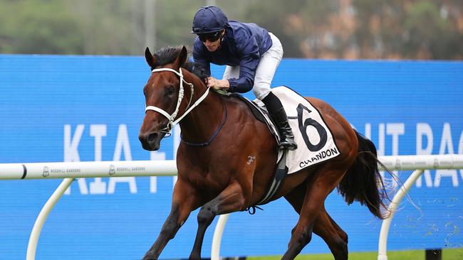 Wodeton and James McDonald race away to an easy debut win at Rosehill. Picture: Getty Images