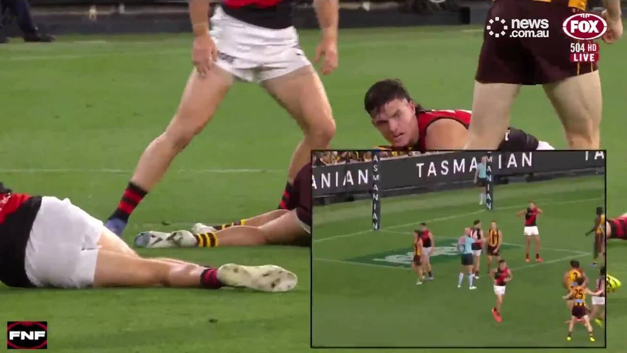 Disbelief as Hawks star 'plays for the free kick'