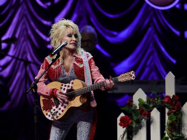 Dolly Parton performs during the 2022 SXSW Conference and Festivals. Picture: Michael Loccisano