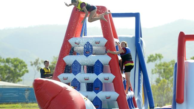 clontarf inflatable water park