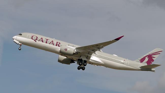 Qatar Airways is set to operate repatriation flights from Cyprus, to bring Australians out of the Middle East conflict zone. Picture: AFP