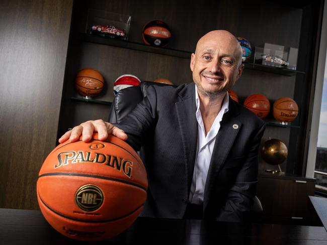 National Basketball League Owner Larry Kestelman wants to the league to stand for ‘family’ values. Photo: Darrian Traynor/Getty Images for NBL.