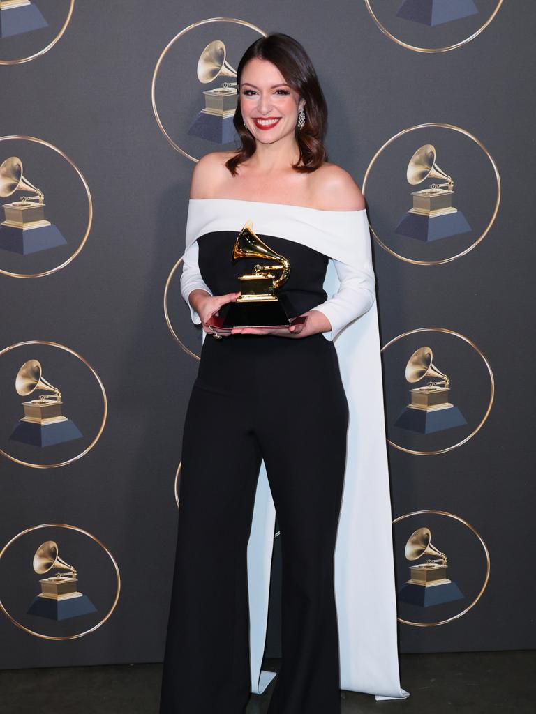 Stephanie Economou is an accomplished violinist and composer, having worked on dozens of productions across all types of media. Picture: Leon Bennett/Getty Images for The Recording Academy