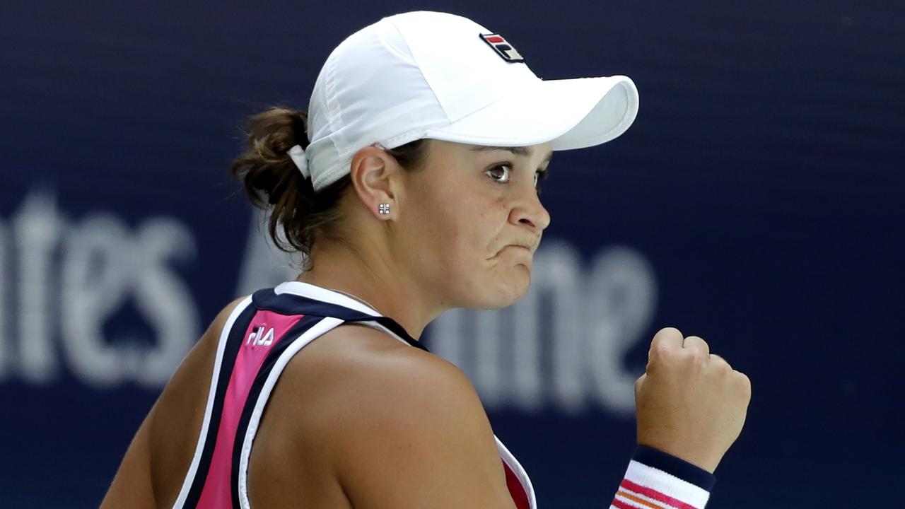 Ashleigh Barty survives US Open scare.