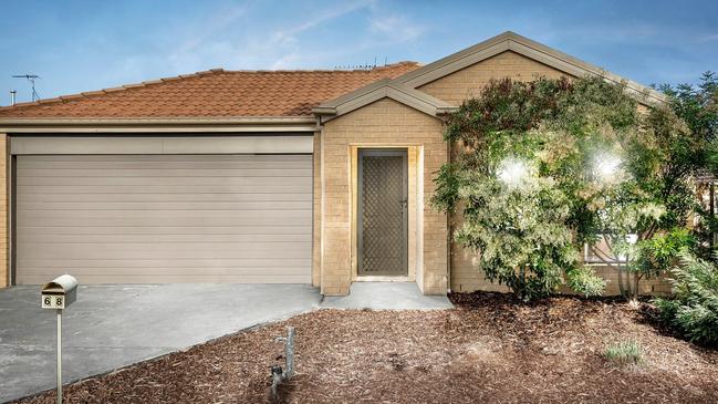 A four-bedroom house at 68 Isabella Way, Tarneit, is up for grabs at $580,000-$630,000.