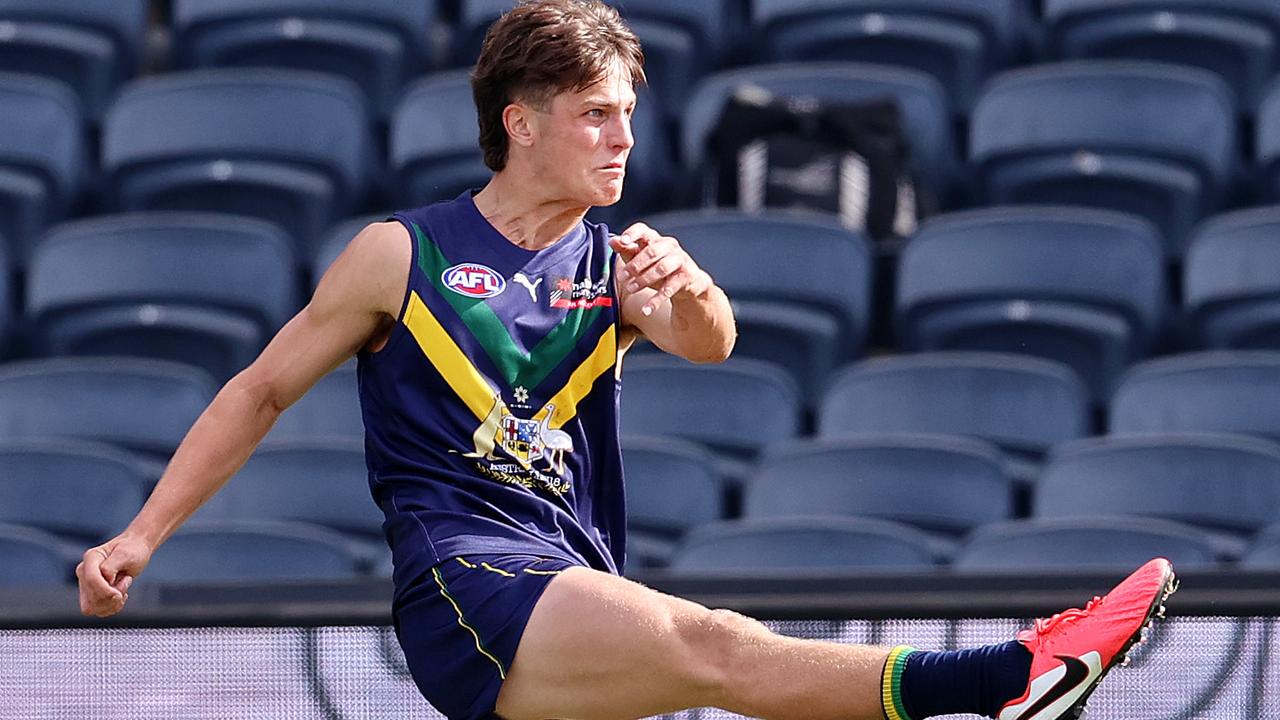 Will Fremantle or West Coast swoop on local star Neil Erasmus in the draft? Picture: Michael Klein