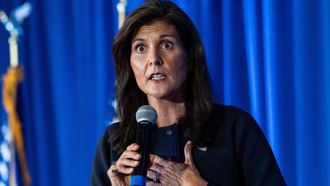 US 2024 Republican presidential hopeful Nikki Haley has credible foreign policy experience. Picture: AFP.