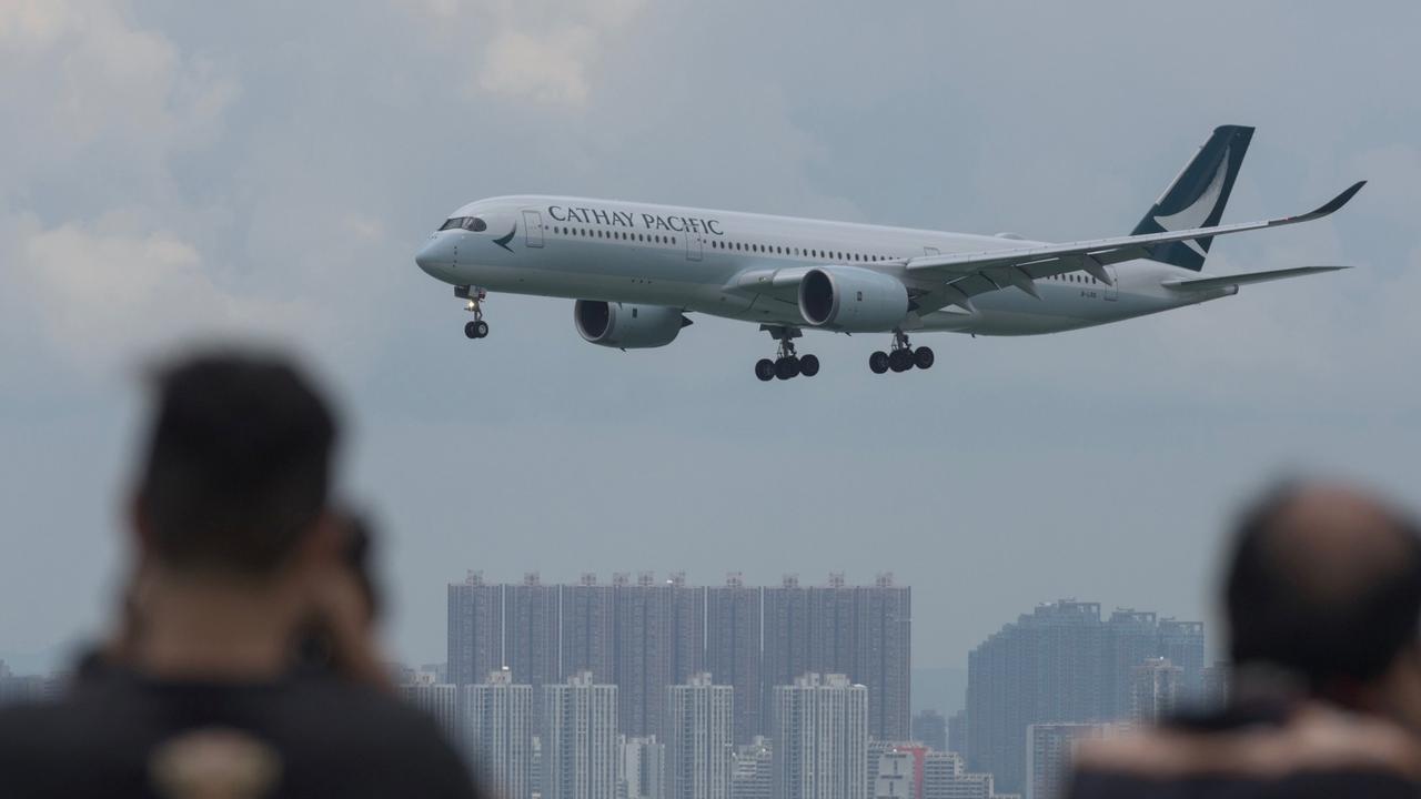 Cathay Pacific has made the decision to cull most flights to Australia, except Sydney. Picture: Anthony Wallace/AFP