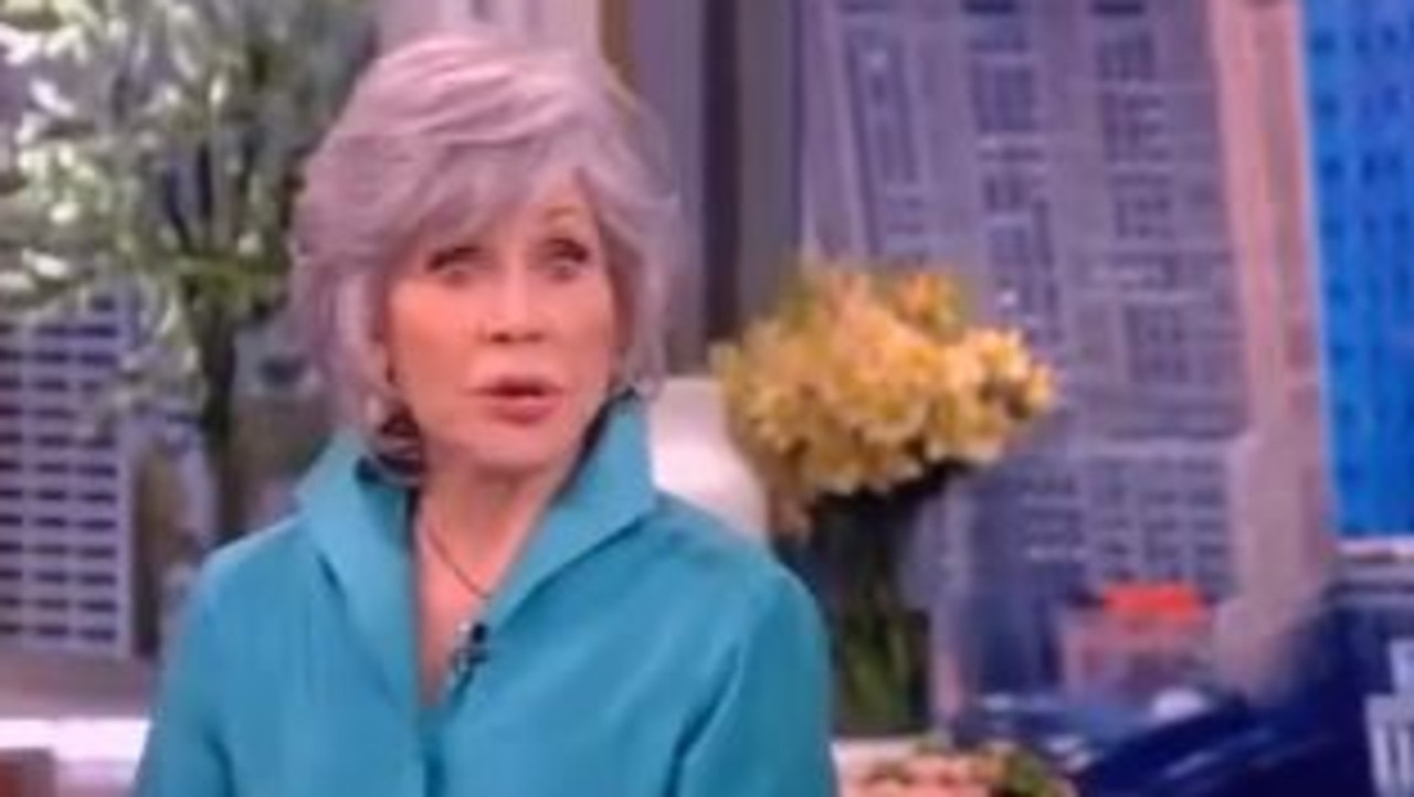 Jane Fonda’s comments on The View were met with nervous laughter.