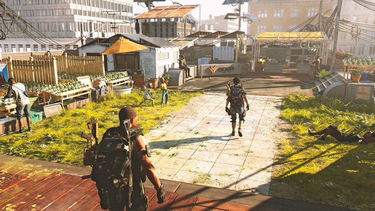 One of the many things you can do in the game is help upgrade civilian settlements around the city. Picture: Supplied