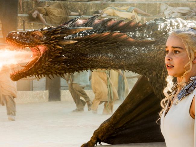 After playing a background role in Game of Thrones so far, Daenerys’ dragons are set to leap to the fore in season seven. Picture: HBO / Game of Thrones