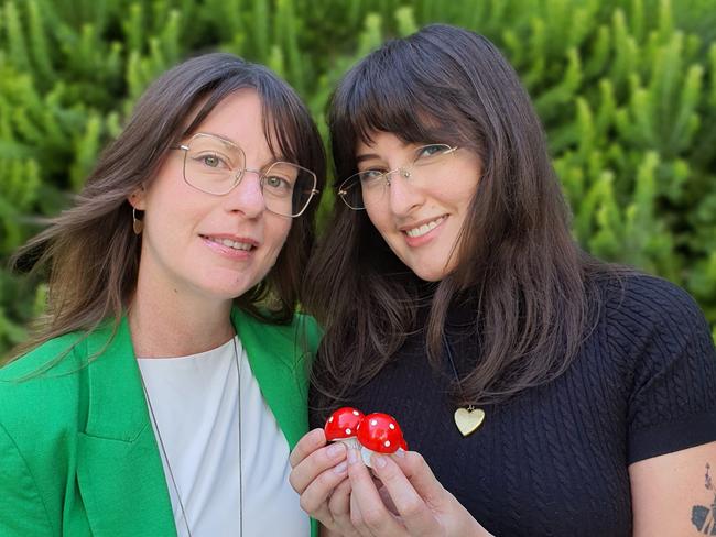 Co-authors Claire Fold and Dr Kyna Conn from Monash Biomedicine Discovery Institute. Picture: Supplied