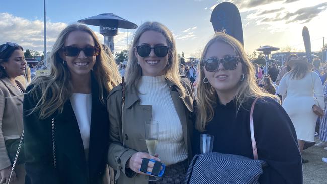 Women celebrating at Dubbo Kangaroos Rugby Club Ladies Day. Photo: Tijana Birdjan