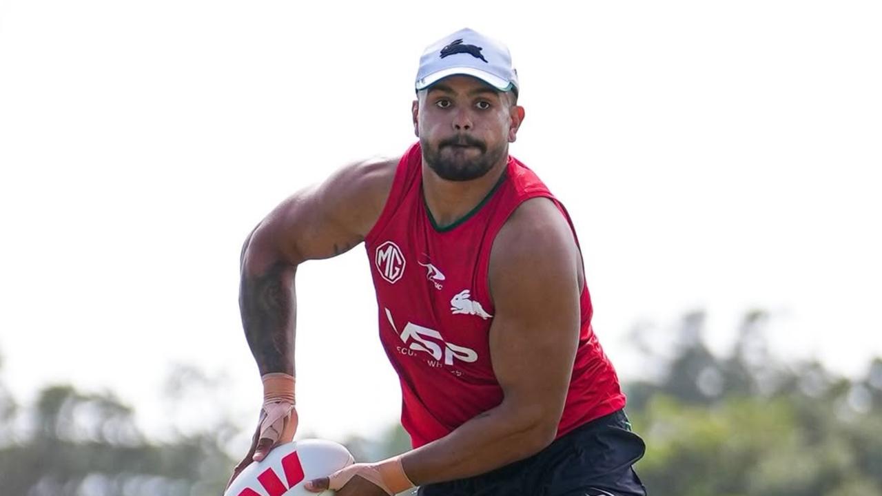 Latrell Mitchell has impressed everyone at Souths during the pre-season. Picture: Rabbitohs Digital