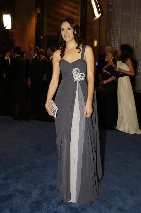 2009 Brownlow Medal at Crown Emily Marshall and Mark Le Cras. Picture: Chris Scott