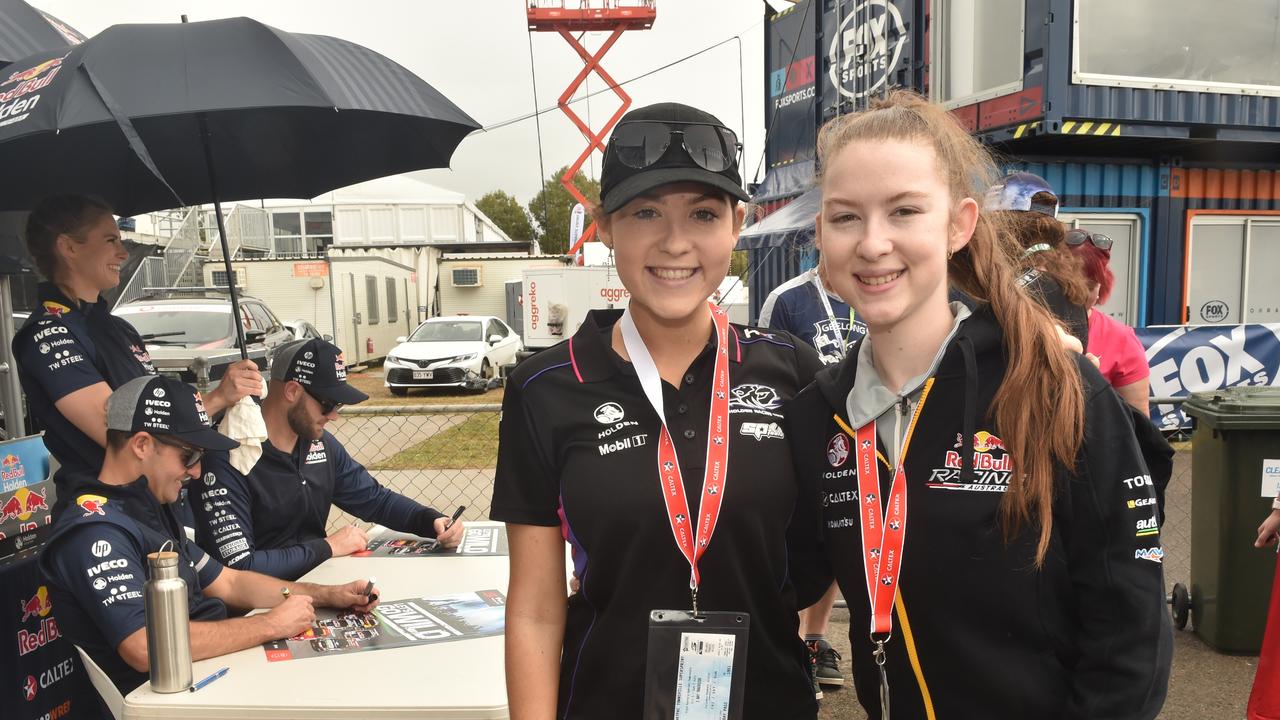 Watpac Townsville 400 Day One. Socials. Emily and Rachel McGrath from Mackay. Picture: Evan Morgan