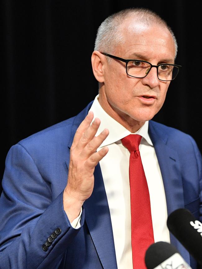 Premier Jay Weatherill speaks to the media on Wednesday. Picture: AAP / David Mariuz