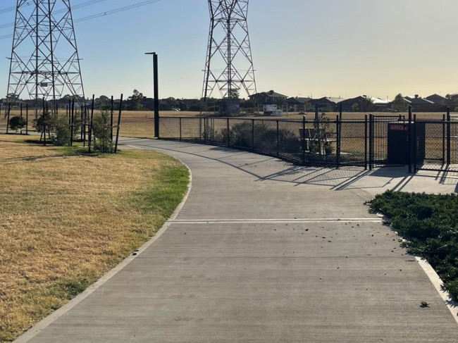 The parkland at Fraser Rise where the shooting happened. Picture: Supplied