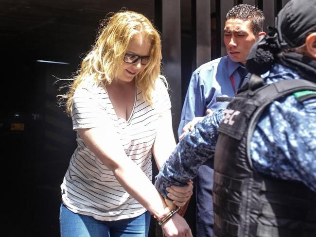 Cassie Sainsbury is serving a six-year sentence in El Buen Pastor prison.  Picture: Ivan Valencia