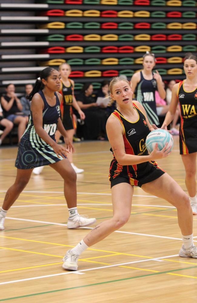 QISSN 2024 pool round action between Coomera Anglican College and Rockhampton Grammar School