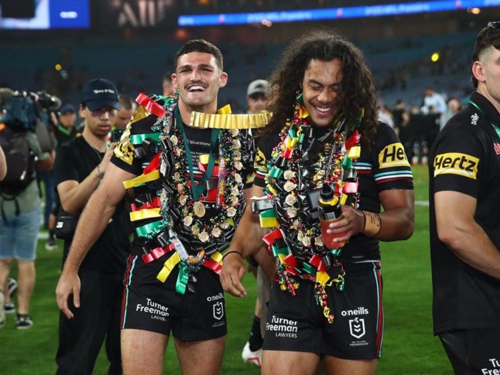 Winning! On and off the field. Credit: NRL Images.