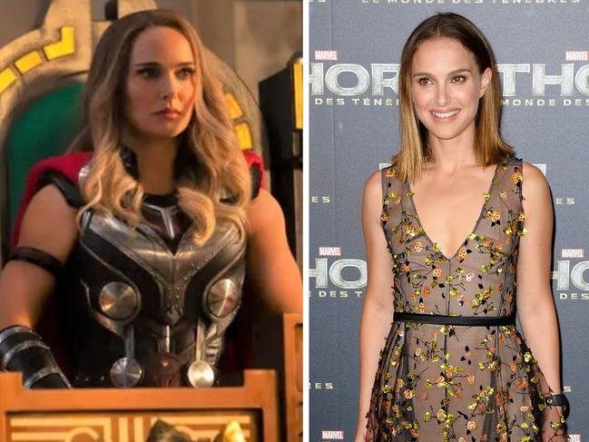 Natalie Portman in the new Thor film.