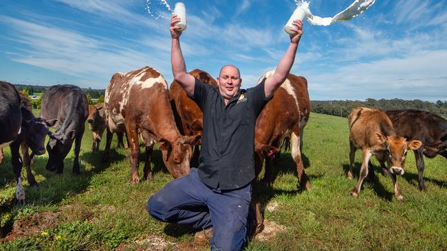 Troy Peterken of Inglenook Dairy. Picture Jay Town