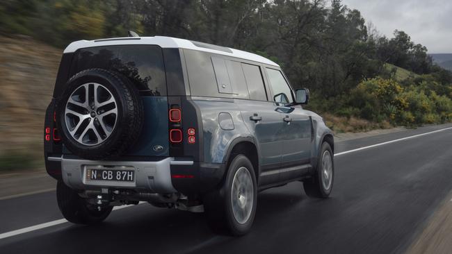 Among the standard inclusions is a full-size spare - as you would expect from a Land Rover Defender.