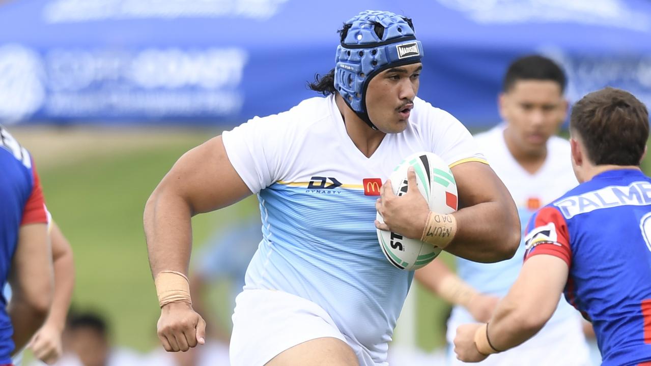 Touted as a future NRL star Alex Leapai Jr has given away rugby league to pursue professional boxing. Picture: Gold Coast Titans