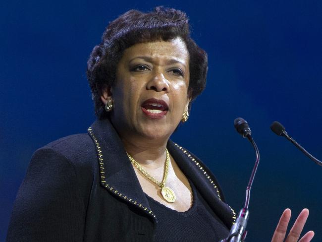 US Attorney General Loretta Lynch recused herself from making any call on Hillary Clinton.  Picture:  AP