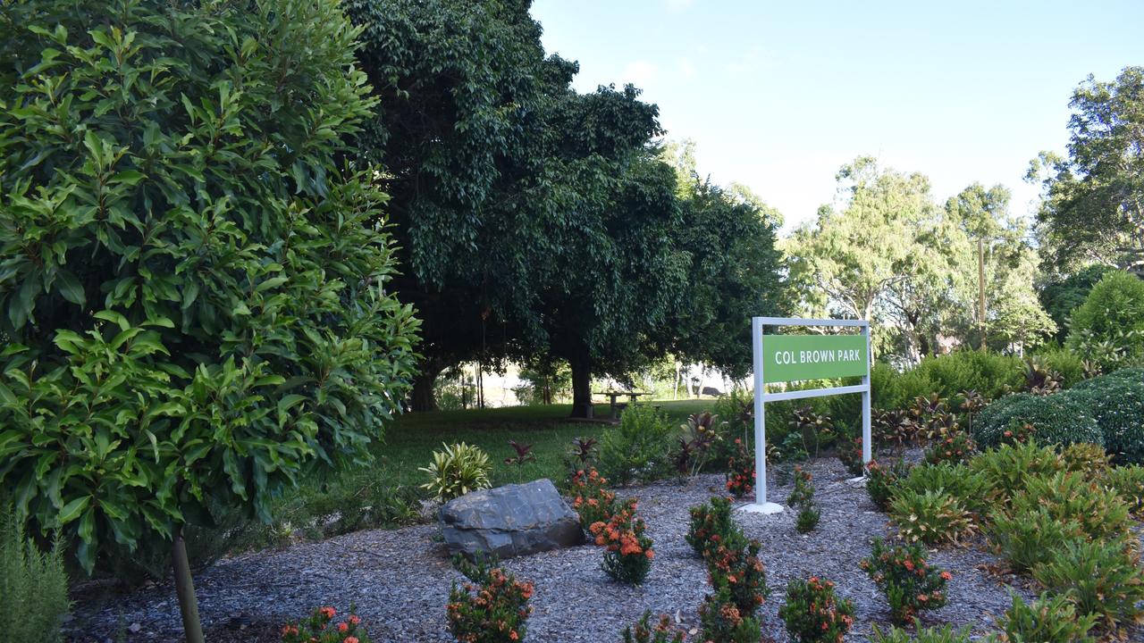 Col Brown Park on the banks of Rockhampton Fitzroy River.