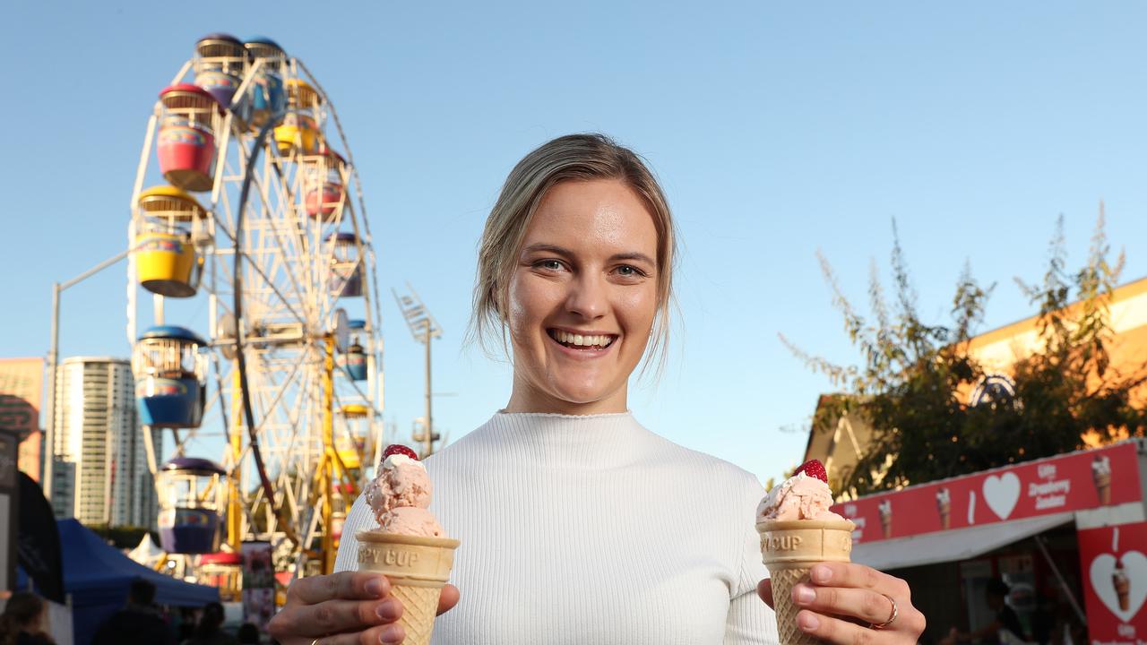 Katie Clark from the Gold Coast at the 2019 Ekka. Picture: Liam Kidston.