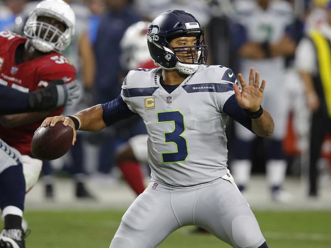 Seattle Seahawks quarterback Russell Wilson’s running game has dried up so far this season. Picture: AP Photo