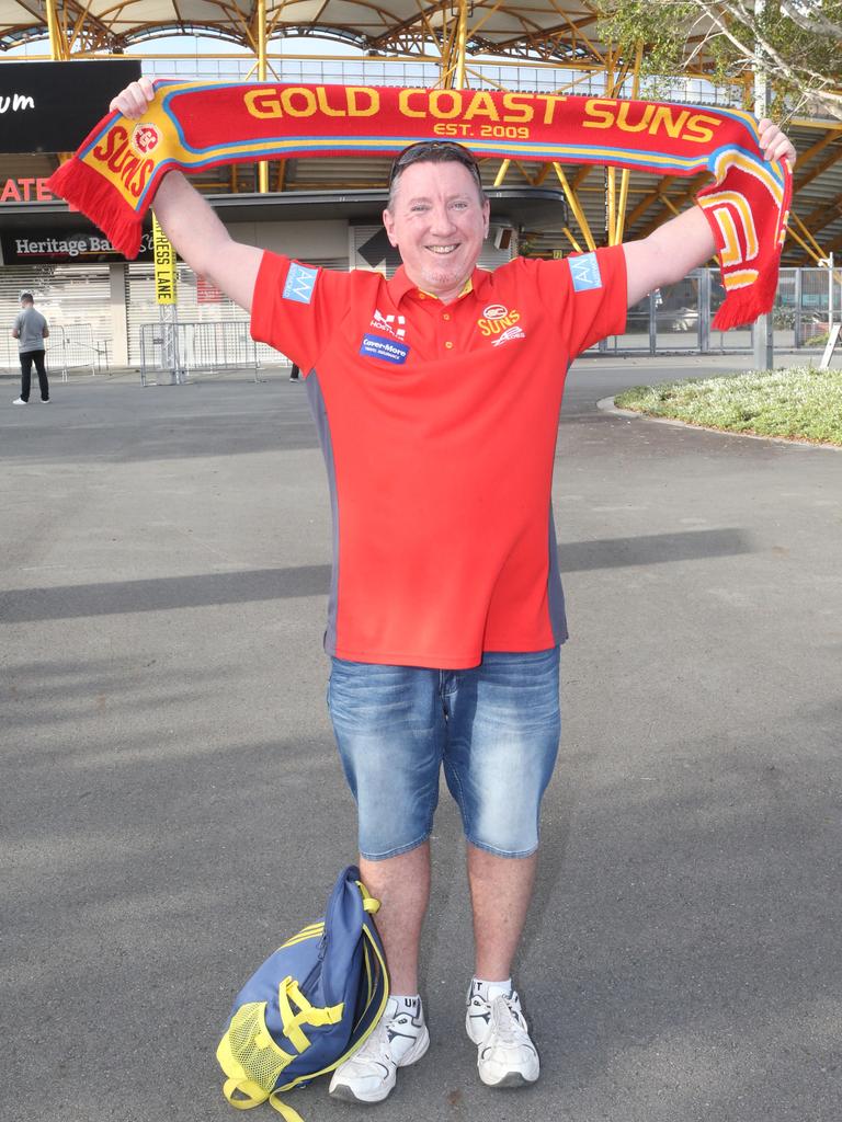 The Gold Coast Suns will host its first AFLW final when they take on the Sydney Swans on Saturday night. Gerard Ross. 11 November 2023 Carrara Picture by Richard Gosling