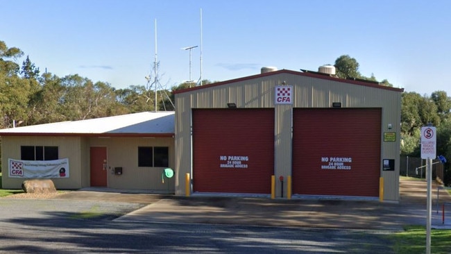 Bellbrae fire station is not connected to the town's water supply. Picture: Google Maps