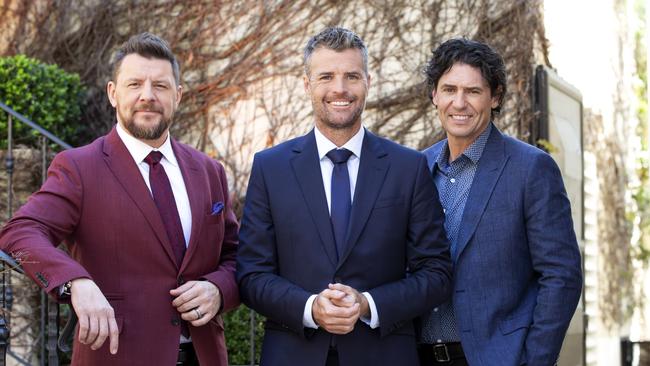 My Kitchen Rules judges Manu Fieldel, Pete Evans and Colin Fassnidge.