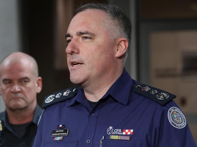 CFA Chief Officer Jason Heffernan is hopeful of signing up more young Victorians. Picture: David Crosling