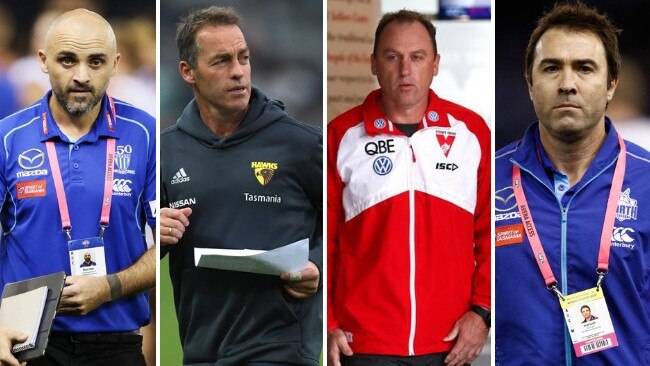 Alastair Clarkson and John Longmire have said no to North, as Rhys Shaw prepares to take the reigns from Brad Scott.