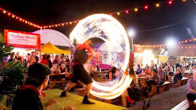 The Gold Coast's popular NightQuarter street food and entertainment night markets were very popular with locals and visitors. Photo: Supplied