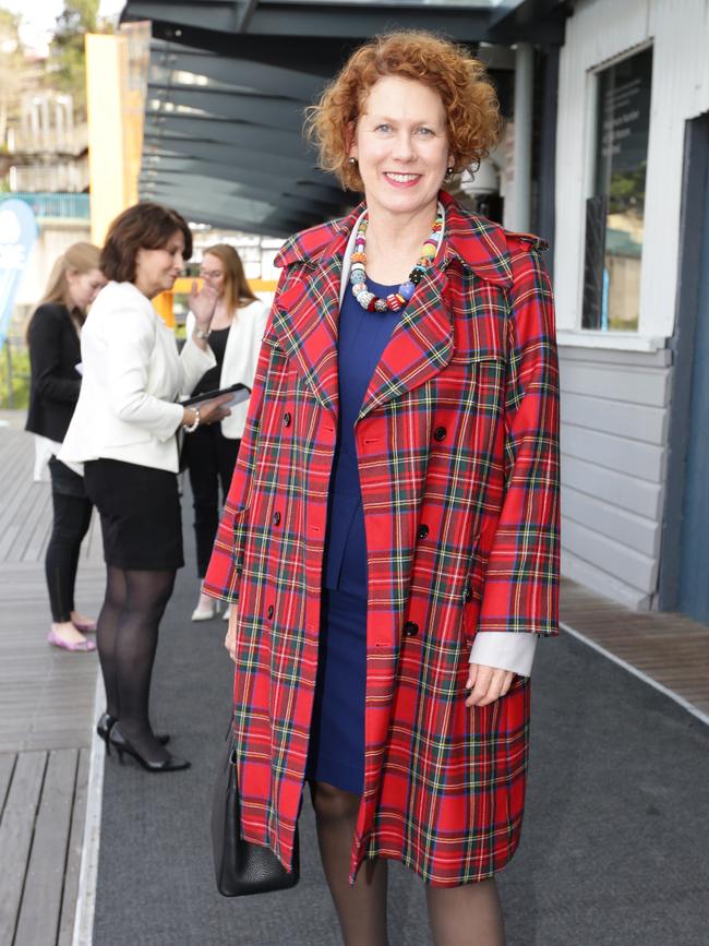 Macgregor decked in her beloved tartan.