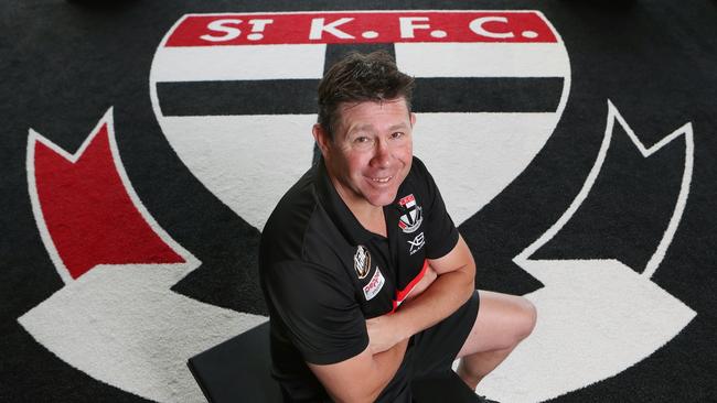 Brett Ratten at his new home St Kilda football club. Picture: David Crosling