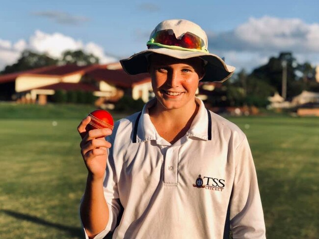 The Southport School's Archie Woods took 7-11, including a hat-trick, against Toowoomba Grammar School in the GPS 10B cricket competition on Saturday.