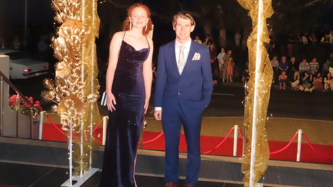 Eva Leak &amp; Seth Hatch at the Xavier Catholic College formal.