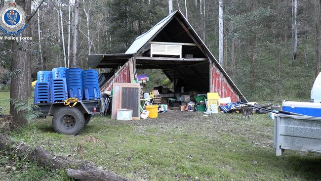 The campsite in Colo, NSW. Source: NSW POLICE.